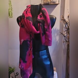 Emotions Pink, Purple and Black Scarf